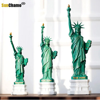 Τουριστικό αναμνηστικό του Creative Statue of Liberty Μοντέλο χειροτεχνίας Εμφάνιση ειδώλων Διακόσμηση επιφάνειας εργασίας σαλονιού