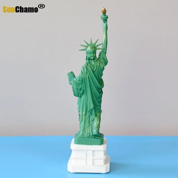 Τουριστικό αναμνηστικό του Creative Statue of Liberty Μοντέλο χειροτεχνίας Εμφάνιση ειδώλων Διακόσμηση επιφάνειας εργασίας σαλονιού