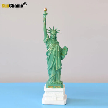 Τουριστικό αναμνηστικό του Creative Statue of Liberty Μοντέλο χειροτεχνίας Εμφάνιση ειδώλων Διακόσμηση επιφάνειας εργασίας σαλονιού