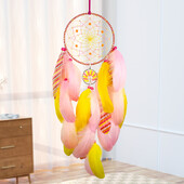 Dream Catcher Χειροποίητα υφαντά Wind Chimes Δημιουργικές επιτοίχιες κρεμάστρες για το καθιστικό υπνοδωμάτιο Δώρα γενεθλίων για την ημέρα του Αγίου Βαλεντίνου Διακόσμηση σπιτιού