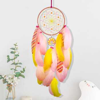 Dream Catcher Χειροποίητα υφαντά Wind Chimes Δημιουργικές επιτοίχιες κρεμάστρες για το καθιστικό υπνοδωμάτιο Δώρα γενεθλίων για την ημέρα του Αγίου Βαλεντίνου Διακόσμηση σπιτιού