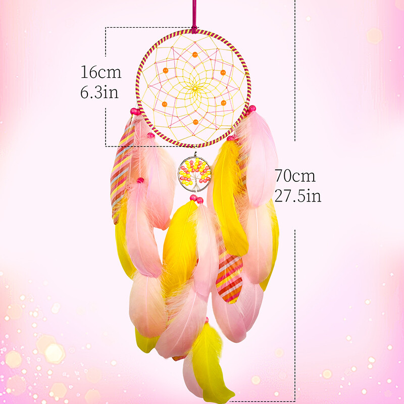 Apărător de vise, clopoței de vânt țesute manual, tapeturi creative pentru sufragerie, dormitor, ziua de naștere, cadouri de Ziua Îndrăgostiților, decorațiuni interioare