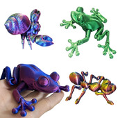 Τρισδιάστατη εκτύπωση Προσομοίωση Δέντρο Frog Joint Κινητό Βάτραχος Μυρμήγκι Καβούρι Διακοσμητικά Κουζίνα Διακόσμηση σπιτιού Γραφεία Αστεία παιχνίδια για ζώα
