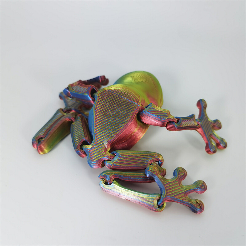 Simulare prin imprimare 3D Broasca de copac Articulație Broasca mobilă Furnica Crab Ornamente Bucătărie Decorare acasă Birouri Jucării amuzante de birou cu animale