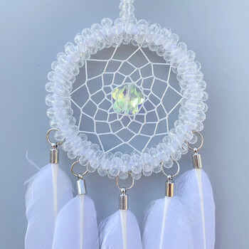 Dream Catcher Χειροποίητα φτερά Wind Chimes Κρεμαστό με καθρέφτη αυτοκινήτου Διακόσμηση φεστιβάλ Δώρα κρεβατοκάμαρας Κρεμαστά στολίδια