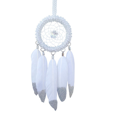 Dream Catcher Χειροποίητα φτερά Wind Chimes Κρεμαστό με καθρέφτη αυτοκινήτου Διακόσμηση φεστιβάλ Δώρα κρεβατοκάμαρας Κρεμαστά στολίδια