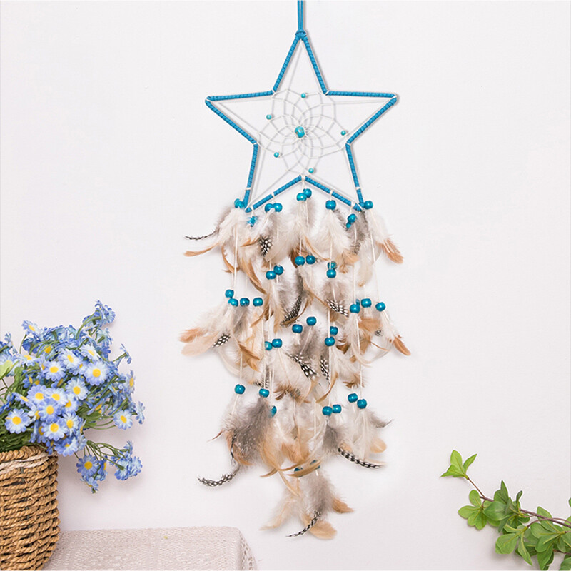 Apărător de vise Clopoței de vânt țesute manual Ornamente creative pentru agățat pe perete pentru sufragerie Cadouri de festival Accesorii pentru decorarea interioară