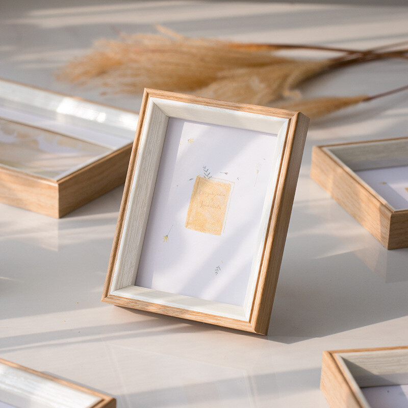 Ramă foto 5/6/7/8 inch Ramă foto dreptunghiulară din rășină Ramă din lemn pentru poze Decorarea casei Rame pentru poze de perete