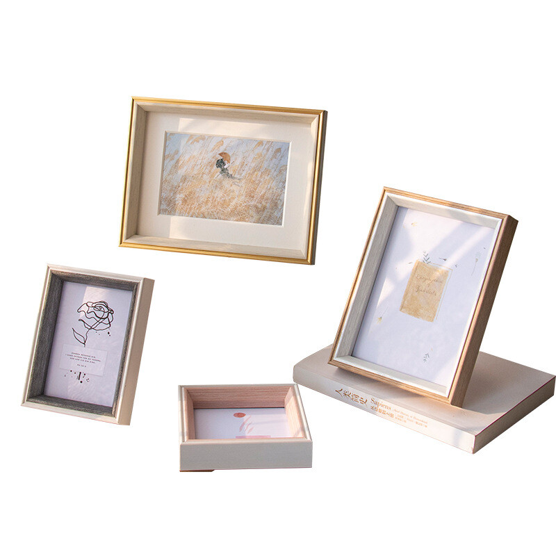 Ramă foto 5/6/7/8 inch Ramă foto dreptunghiulară din rășină Ramă din lemn pentru poze Decorarea casei Rame pentru poze de perete