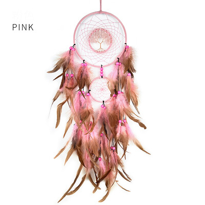 Dream Catcher Κρεμαστά στολίδια σαλονιού Κρυστάλλινο δέντρο της ζωής Χειροποίητα υφαντά Wind Chimes Δώρα γενεθλίων για φεστιβάλ Διακοσμήσεις σπιτιού
