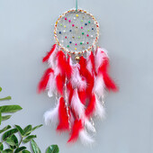 Dream Catcher Χειροποίητα Φτερά Wind Chimes Μενταγιόν τοίχου Κρεμαστά στολίδια κρεβατοκάμαρας Δημιουργικά δώρα φεστιβάλ γενεθλίων Διακόσμηση σπιτιού