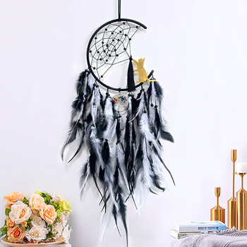 Nordic Dream Catcher Χειροποίητα υφαντά Wind Chimes Πολύχρωμη κρεμάστρα τοίχου με φτερά για το σαλόνι Δώρα για διακοπές στο υπνοδωμάτιο Διακοσμήσεις σπιτιού