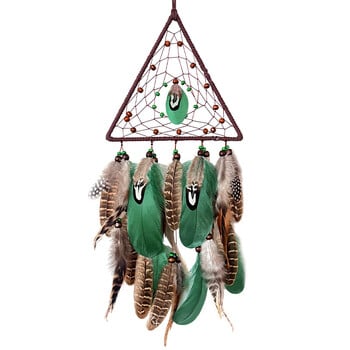 Triangle Dream Catcher Wind Chime Κρεμαστή διακόσμηση Νέα χειροτεχνία Δημιουργική διακόσμηση σαλονιού Δώρο κρεβατοκάμαρας Wind Chime