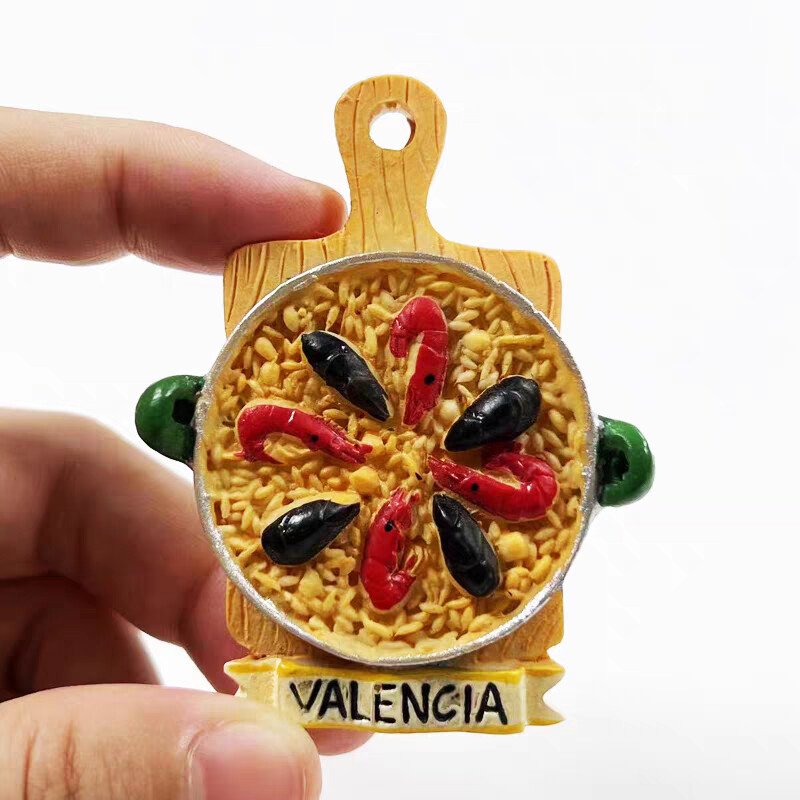 Europa Spania Tenerife Valencia San Sebastian Colectia de autocolante magnetice pentru frigider Magneti pentru frigider