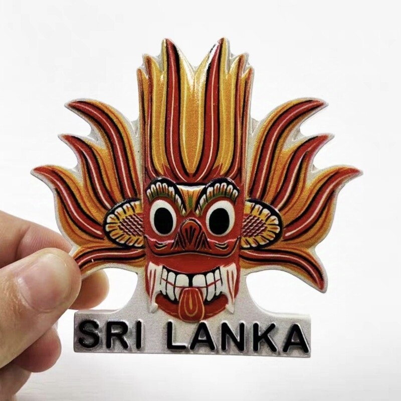 Asia Sri Lanka Rășină 3D Magneți Frigider Suvenir Turism Autocolant Frigider Artizanat Decorare Cadou