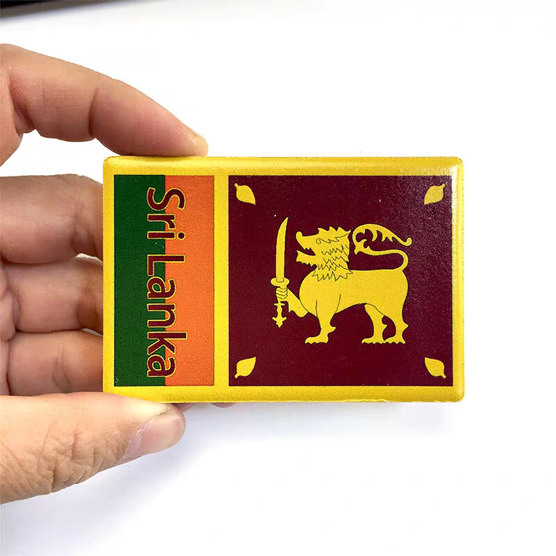 Asia Sri Lanka Rășină 3D Magneți Frigider Suvenir Turism Autocolant Frigider Artizanat Decorare Cadou