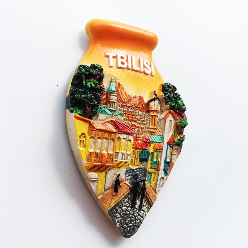 Vama și cultură din Georgia Magneți de frigider 3D Suveniruri magnetice pentru frigider Articole de decorare Articole de artizanat Cadouri