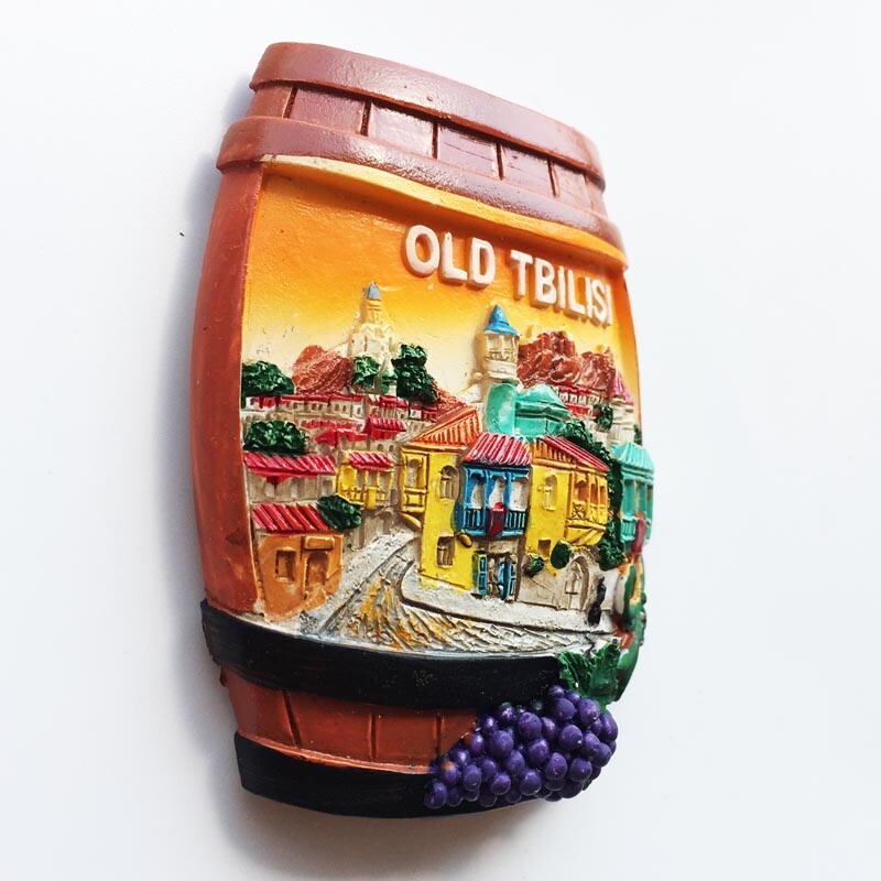 Vama și cultură din Georgia Magneți de frigider 3D Suveniruri magnetice pentru frigider Articole de decorare Articole de artizanat Cadouri