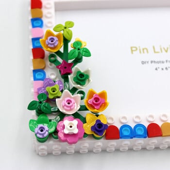 Κορνίζα φωτογραφιών Pinliving 1PC Flower Graden, Simple Color Block DIY κορνίζα για διακόσμηση σπιτιού, δώρο οικογενειακής δραστηριότητας