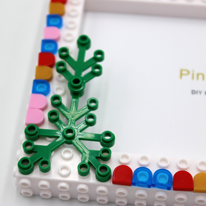 Pinliving 1PC Ramă foto cu grad de flori, cadru foto pentru decorarea casei, cadou pentru activități de familie