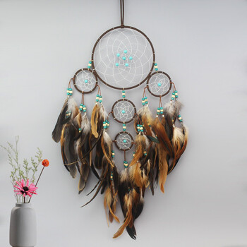 Μωβ Dream Catcher Κρεμαστά τοίχου Διακόσμηση σπιτιού Μεγάλη Ονειροπαγίδα Εσωτερικό Σαλόνι Art Αισθητική Διακόσμηση Αξεσουάρ κρεβατοκάμαρας