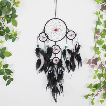 Μωβ Dream Catcher Κρεμαστά τοίχου Διακόσμηση σπιτιού Μεγάλη Ονειροπαγίδα Εσωτερικό Σαλόνι Art Αισθητική Διακόσμηση Αξεσουάρ κρεβατοκάμαρας