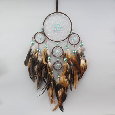 Μωβ Dream Catcher Κρεμαστά τοίχου Διακόσμηση σπιτιού Μεγάλη Ονειροπαγίδα Εσωτερικό Σαλόνι Art Αισθητική Διακόσμηση Αξεσουάρ κρεβατοκάμαρας