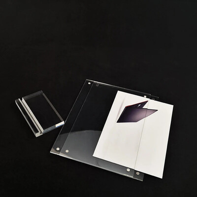 Acrylic Clear Τιμή Κλιπ πινακίδας υποδοχής κάρτας Επιτραπέζιο Επιφάνεια Μενού Εμφάνιση ετικετών Ράφια βάσης πλαισίων τηλεφώνου