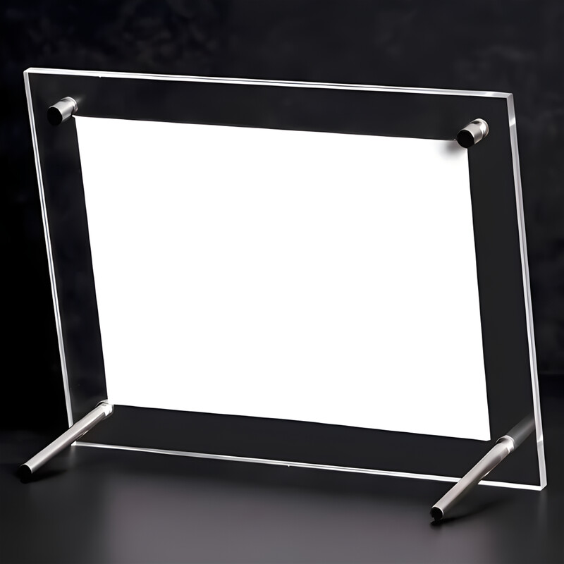 1 buc, rama foto transparenta Suport acrilic pentru carti foto Rama foto Kpop Album Poster Tag Stand Display Stand Ornament de birou