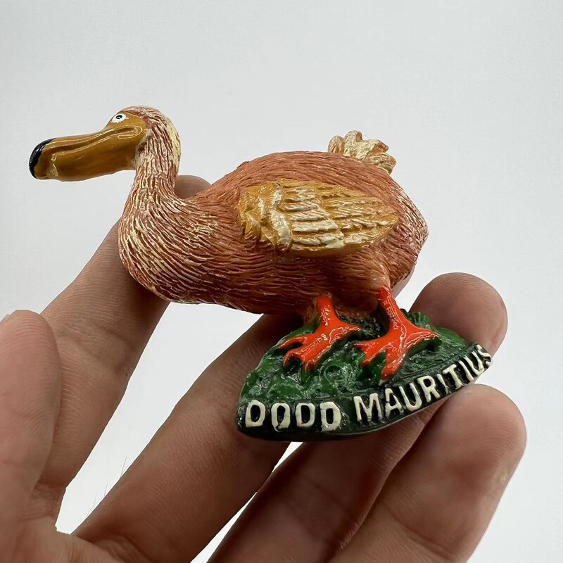 Autocolant pentru frigider Mauritius Suvenir de călătorie Artifact decorativ tridimensional din rășină Magnet pictat manual Cadou de aniversare