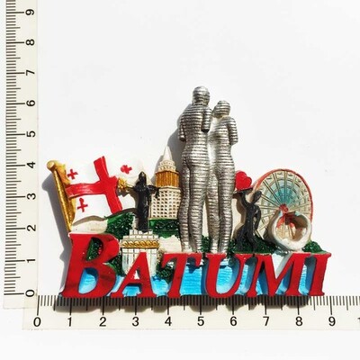 Μαγνήτης Ψυγείου Αναμνηστικό Georgia Tbilisi Batumi Kakheti 3d Resin Ψυγείο Μαγνήτες Διακόσμηση Αξεσουάρ Ζωγραφισμένα Ταξιδιωτικές Χειροτεχνίες