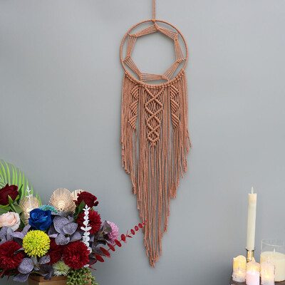 Dream Catchers Boho Διακόσμηση σπιτιού Μακραμέ Χειροποίητες Κρεμάστρες Τοίχου Ραμαζάνι Βρεφικό Υπνοδωμάτιο Nordic Παιδικό Στολίδι Δώρο