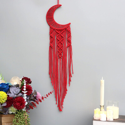 Dream Catchers Boho Διακόσμηση σπιτιού Μακραμέ Χειροποίητες Κρεμάστρες Τοίχου Ραμαζάνι Βρεφικό Υπνοδωμάτιο Nordic Παιδικό Στολίδι Δώρο
