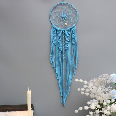 Dream Catchers Boho Διακόσμηση σπιτιού Μακραμέ Χειροποίητες Κρεμάστρες Τοίχου Ραμαζάνι Βρεφικό Υπνοδωμάτιο Nordic Παιδικό Στολίδι Δώρο