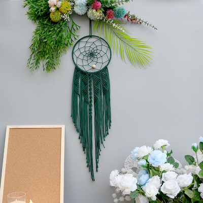 Dream Catchers Boho Διακόσμηση σπιτιού Μακραμέ Χειροποίητες Κρεμάστρες Τοίχου Ραμαζάνι Βρεφικό Υπνοδωμάτιο Nordic Παιδικό Στολίδι Δώρο