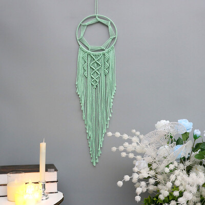 Dream Catchers Boho Διακόσμηση σπιτιού Μακραμέ Χειροποίητες Κρεμάστρες Τοίχου Ραμαζάνι Βρεφικό Υπνοδωμάτιο Nordic Παιδικό Στολίδι Δώρο