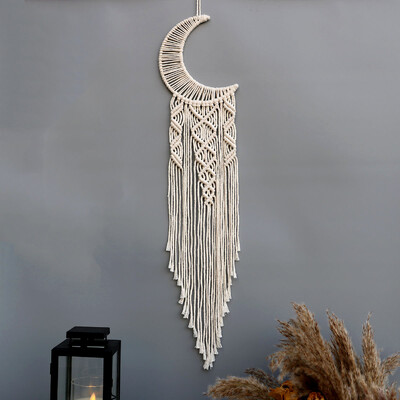Dream Catchers Boho Διακόσμηση σπιτιού Μακραμέ Χειροποίητες Κρεμάστρες Τοίχου Ραμαζάνι Βρεφικό Υπνοδωμάτιο Nordic Παιδικό Στολίδι Δώρο