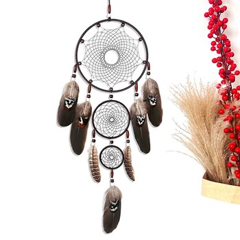 Dreamcatcher Dream Catchers Catcher Black Wall Art Dream Catcher Μεγάλο Macrame Διακόσμηση παραθύρου τοίχου Διακοσμητικό χεριού, εύκολο στη χρήση