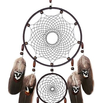 Dreamcatcher Dream Catchers Catcher Black Wall Art Dream Catcher Μεγάλο Macrame Διακόσμηση παραθύρου τοίχου Διακοσμητικό χεριού, εύκολο στη χρήση