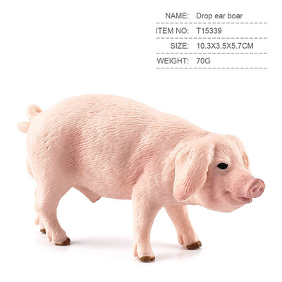 Mini Simulation Pig Pig Big Pig Black Pig Flower Pig Poultry Ζώο μοντέλο Παιχνίδια Μικροστολίδια τοπίου