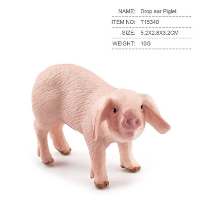 Mini Simulation Pig Pig Big Pig Black Pig Flower Pig Poultry Ζώο μοντέλο Παιχνίδια Μικροστολίδια τοπίου