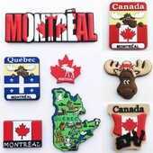 Canada Fridge Magnets Quebec Montreal Vancouver Ottawa Victoria Souvenirs Ψυγείο Μαγνητικά αυτοκόλλητα Δώρα Χριστουγέννων
