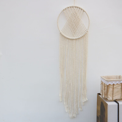 Macrame Dream Catchers Διακόσμηση Macrame Woven Bohemian Nordic τοίχου κρεβατοκάμαρες Διακόσμηση σπιτιού Διακοσμητικά νηπιαγωγείου