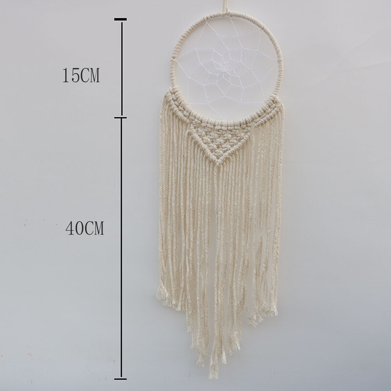 Decor pentru captatoare de vise din macrame, țesute macrame, agatatoare nordice nordice pentru dormitor, ornamente pentru pepinieră