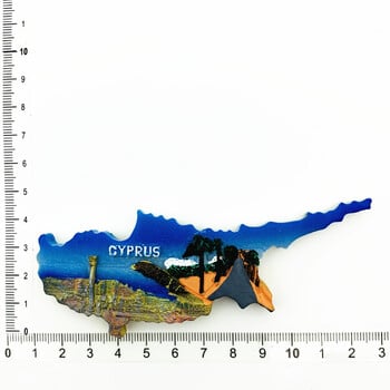 Ευρώπη Κύπρος Μαγνήτες Ψυγείου Τουριστικά αναμνηστικά είδη διακόσμησης Χειροτεχνία Μαγνητικά αυτοκόλλητα ψυγείου