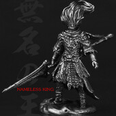 Vintage White Brass Dark Souls III Nameless King Anime Action Figurine Metal Game Συλλογές μοντέλου χαρακτήρων Δώρα παιχνιδιών