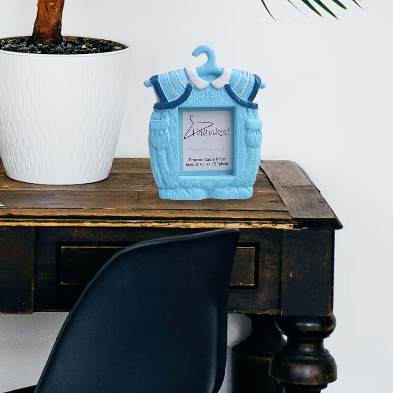 Kreatív gyanta képkeret képkijelző tartó asztali babaruha forma