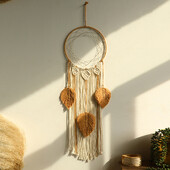 Macrame Dream Catcher Μεγάλη Boho Κρεμαστή στον τοίχο Dreamcatcher Χριστουγεννιάτικη διακόσμηση σπιτιού Νηπιαγωγείο Υπνοδωμάτιο Τέχνη τοίχου Σαλόνι