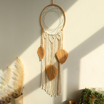 Macrame Dream Catcher Μεγάλη Boho Κρεμαστή στον τοίχο Dreamcatcher Χριστουγεννιάτικη διακόσμηση σπιτιού Νηπιαγωγείο Υπνοδωμάτιο Τέχνη τοίχου Σαλόνι