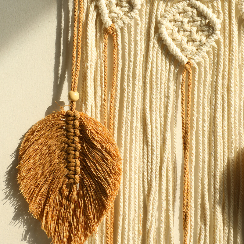 Makramé álomfogó nagy Boho fali akasztós álomfogó karácsonyi lakberendezési óvoda hálószoba fali művészet nappali